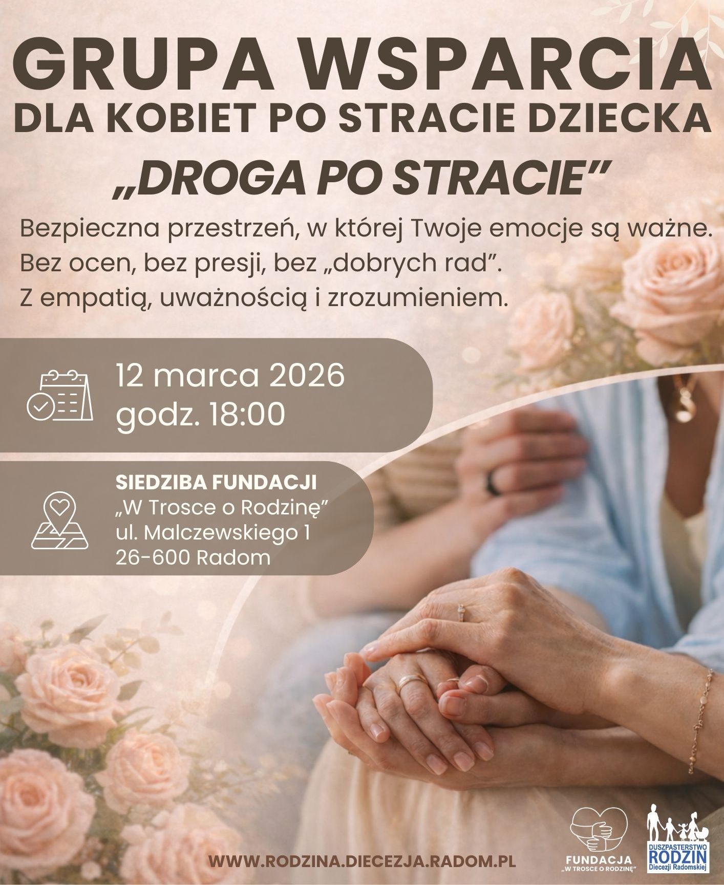 Grupa wsparcia dla kobiet po poronieniu „Droga po Stracie”