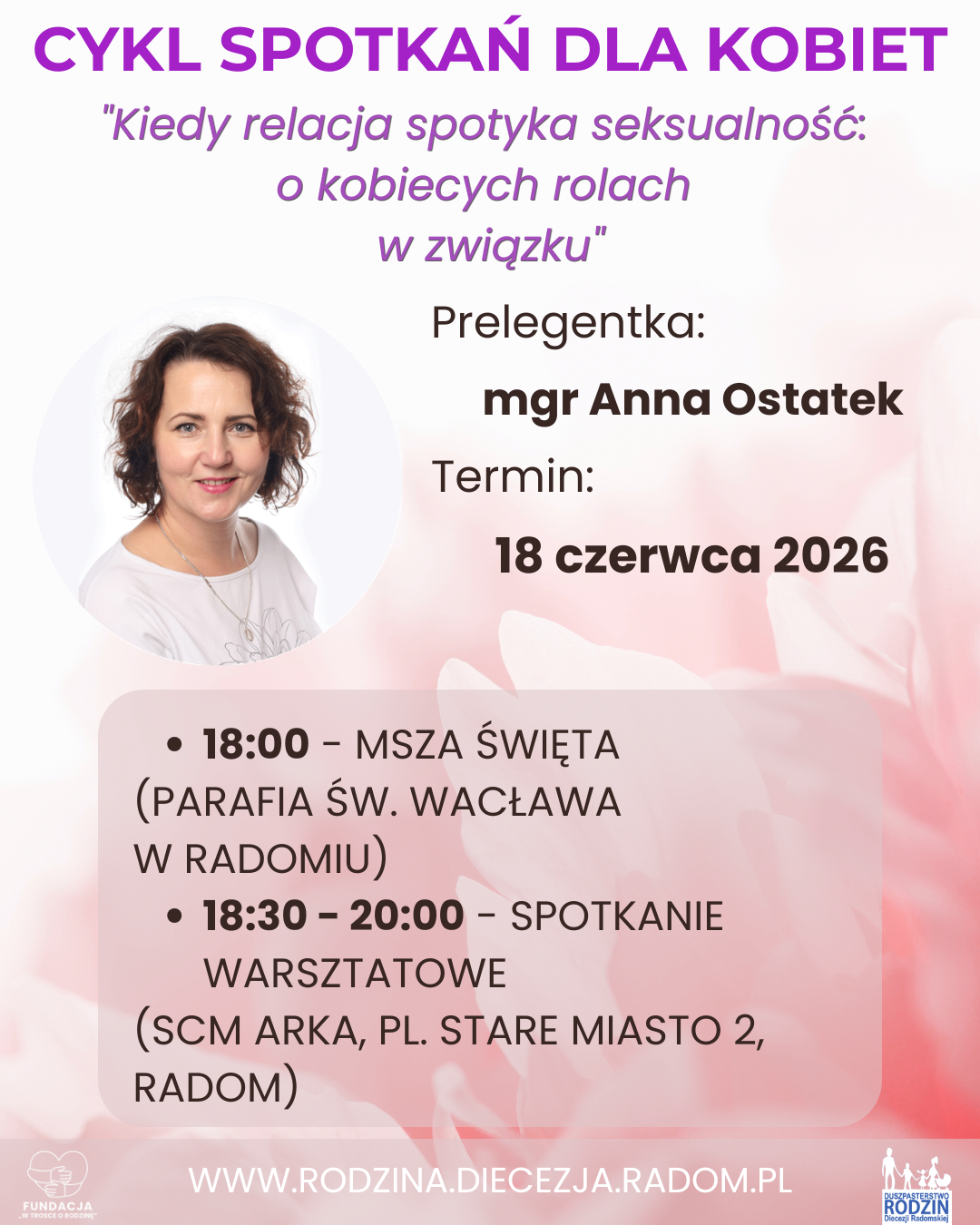 Cykl Spotkań dla kobiet - "Kiedy relacja spotyka seksualność: o kobiecych rolach w związku"